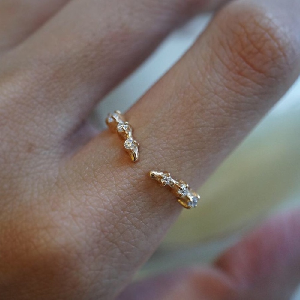 Rose Thorn Ring Band
